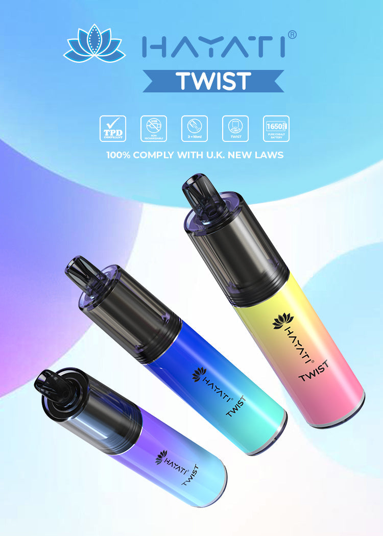 Hayati Twist 5000 Puffs Disposable Vape Pod Kit - Box of 5